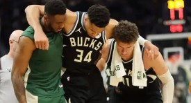 雄鹿队字母哥力挽狂澜，险胜篮网队精彩对决